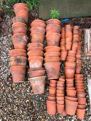 Lot 601 - A large quantity of terracotta garden pots