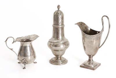 Lot 5 - A collection of three silver items