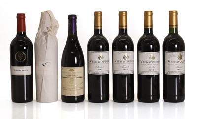 Lot 395 - A selection of South African red wines