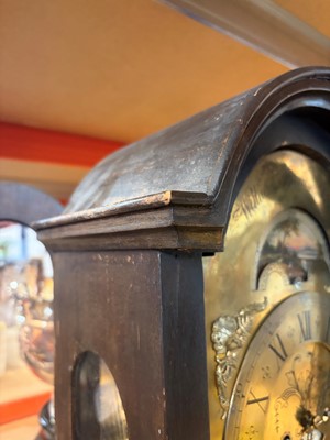 Lot 201 - A Georgian bracket clock