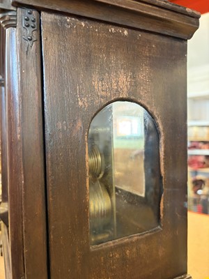 Lot 201 - A Georgian bracket clock