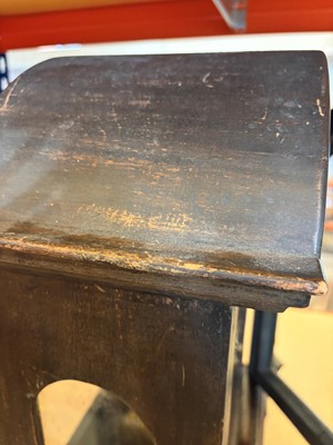 Lot 201 - A Georgian bracket clock