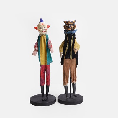 Lot 79 - Two unusual Punch and Judy hand puppets