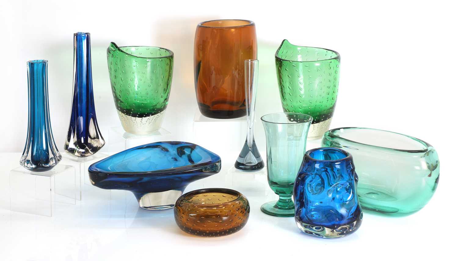 Lot 162 - A collection of Whitefriars glass