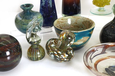 Lot 156 - A collection of Mdina glass items