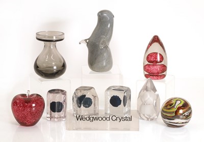 Lot 155 - A collection of Wedgwood glass items