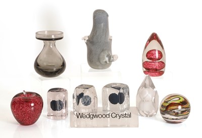 Lot 155 - A collection of Wedgwood glass items