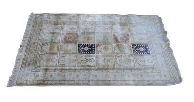 Lot 432 - A silk blend Hereke rug