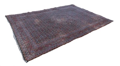 Lot 421 - A Persian Bijar rug