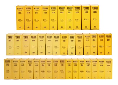Lot 401 - 1985-2024 Wisden cricket books