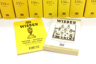 Lot 401 - 1985-2024 Wisden cricket books