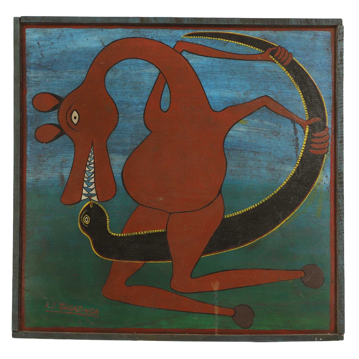 Lot 512 - Edward Saidi Tingatinga (Tanzanian, 1932-1972)