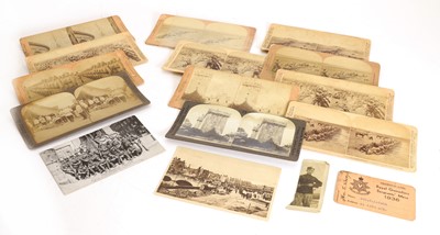 Lot 382 - Irish Rebellion May 1916 Ephemera, and Royal Munster Fusiliers Stereo View Cards