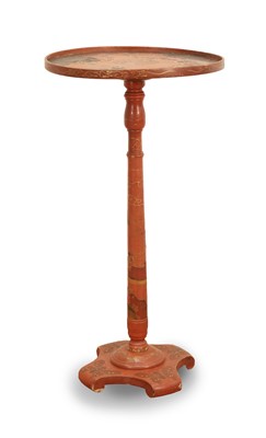Lot 523A - A Japenese style lacquered chinoiserie side table