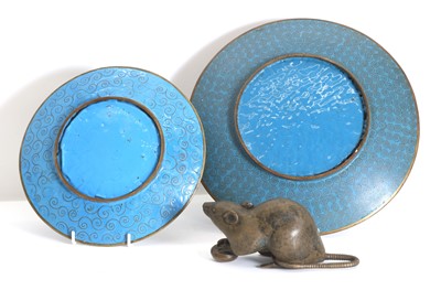 Lot 62 - A Japanese bronze okimono of a rat