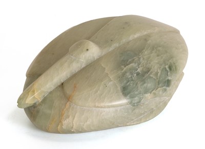Lot 301 - A stone crane