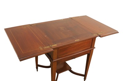 Lot 502 - An Edwardian mahogany 'Surprise' action drinks table/cabinet