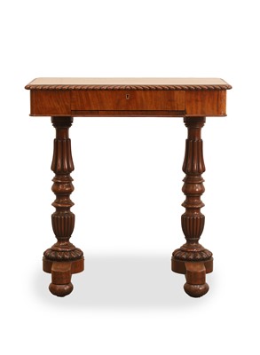 Lot 516 - A George IV mahogany side/writing table