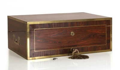 Lot 311 - A rosewood writing slope