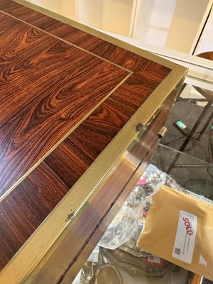 Lot 311 - A rosewood writing slope