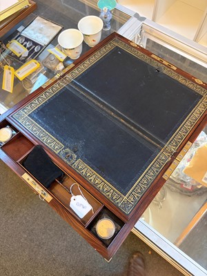 Lot 311 - A rosewood writing slope