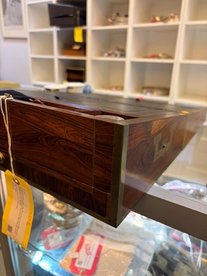 Lot 311 - A rosewood writing slope