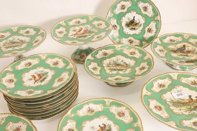 Lot 112 - A Dresden porcelain dessert service