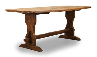 Lot 509 - An elm farmhouse table