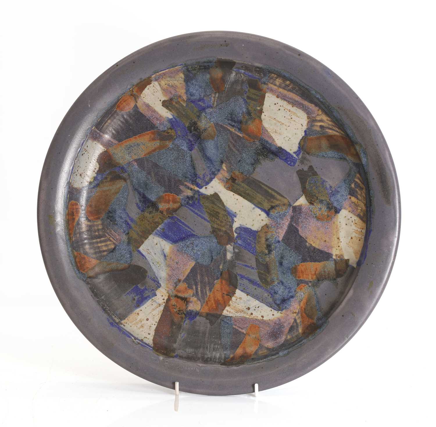 Lot 104 - A Renate and Hans Heckmann studio ceramic plate