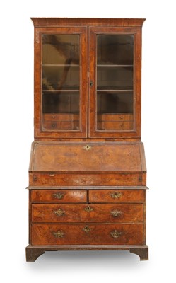 Lot 501 - A Queen Anne walnut bureau