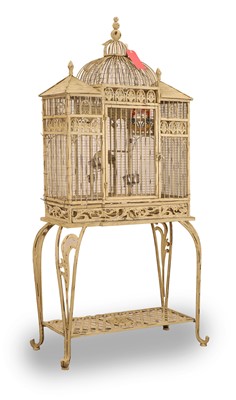 Lot 515 - A French ironwork canary cage
