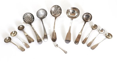 Lot 19 - A collection of silver flatware