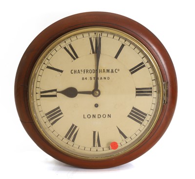 Lot 207 - A Victorian mahogany wall clock