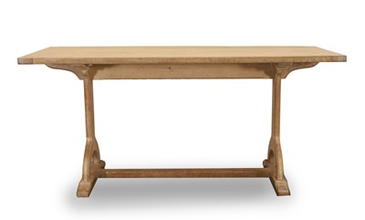 Lot 549 - A limed oak kitchen table