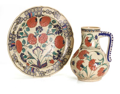 Lot 66 - A Isnik style plate
