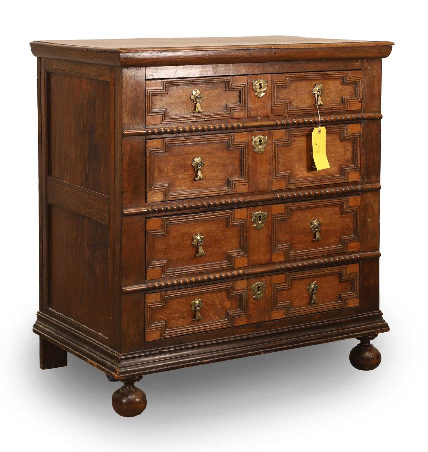 Lot 501 - A mitre front geometric chest