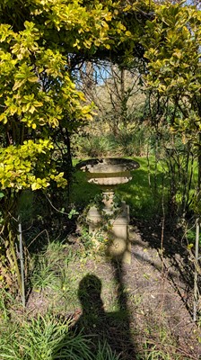 Lot 554 - A large garden planter/fountain base