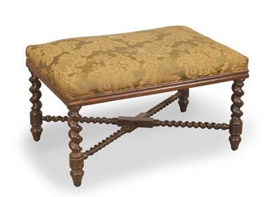 Lot 508 - A Victorian rosewood stool
