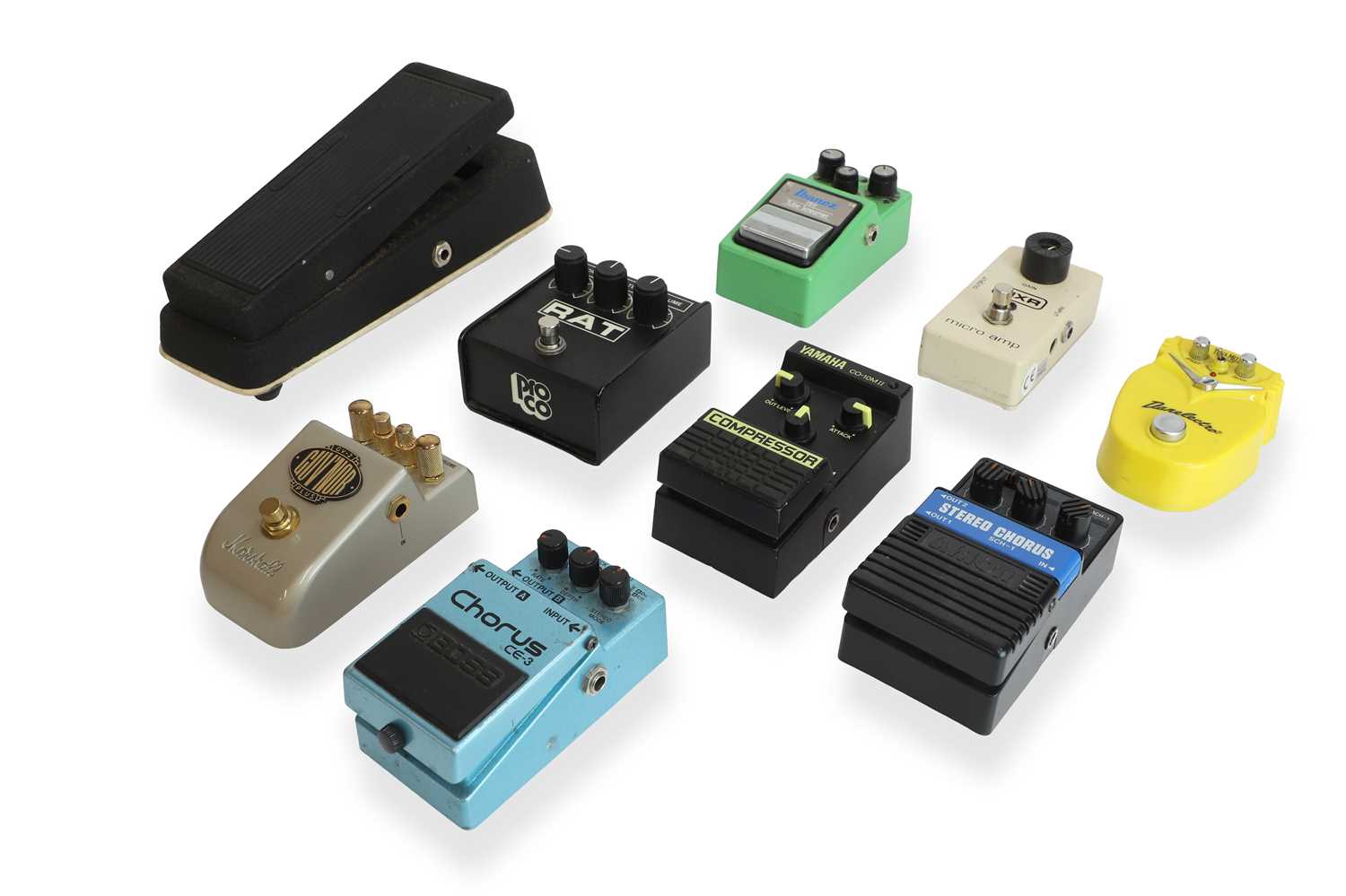 Lot 4 - A selection of guitar effects pedals