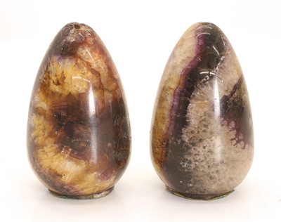Lot 307 - Two Blue John paperweights