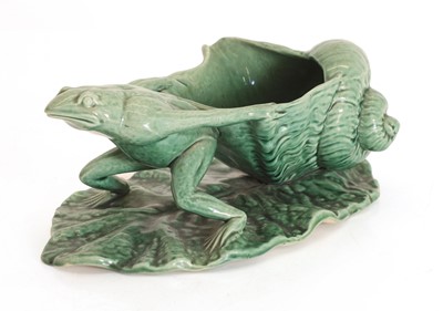 Lot 109 - A Watcombe Pottery novelty spoon warmer