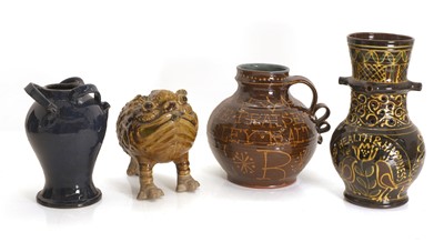 Lot 132 - Two slip ware jugs