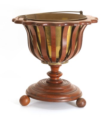 Lot 343 - A Dutch walnut jardinière
