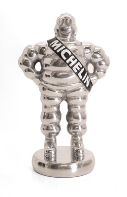 Lot 346 - A reproduction aluminium Michelin Man figure