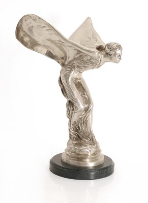 Lot 345 - A reproduction Spirit of Ecstasy figure