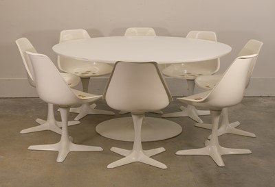 Lot 545A - An Arkana table and eight chairs