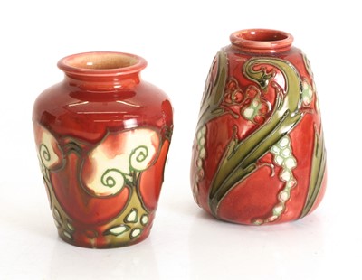 Lot 121 - Two Minton Secessionist vases