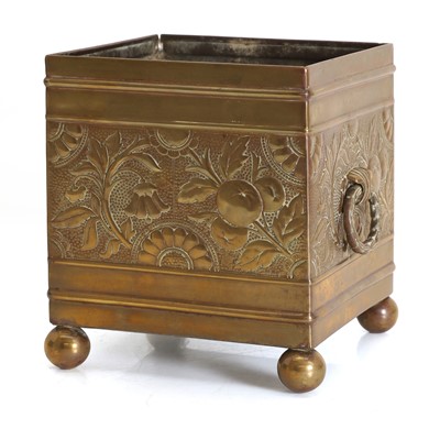 Lot 312 - An Aesthetic brass bough pot