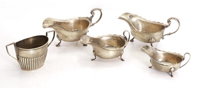 Lot 26 - A collection of silver table items