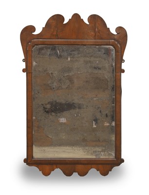 Lot 491 - A George II walnut pier mirror
